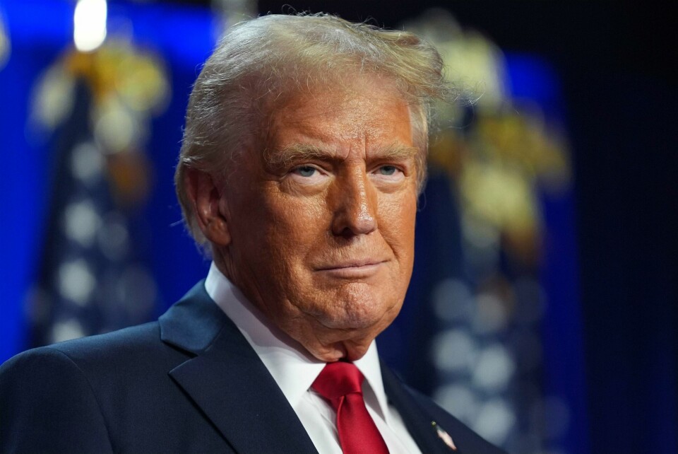 I januar vender Donald Trump tilbake til maktens korridorer i Washington D.C. Republican presidential nominee former President Donald Trump arrives at an election night watch party at the Palm Beach Convention Center, Wednesday, Nov. 6, 2024, in West Palm Beach, Fla. (AP Photo/Evan Vucci)