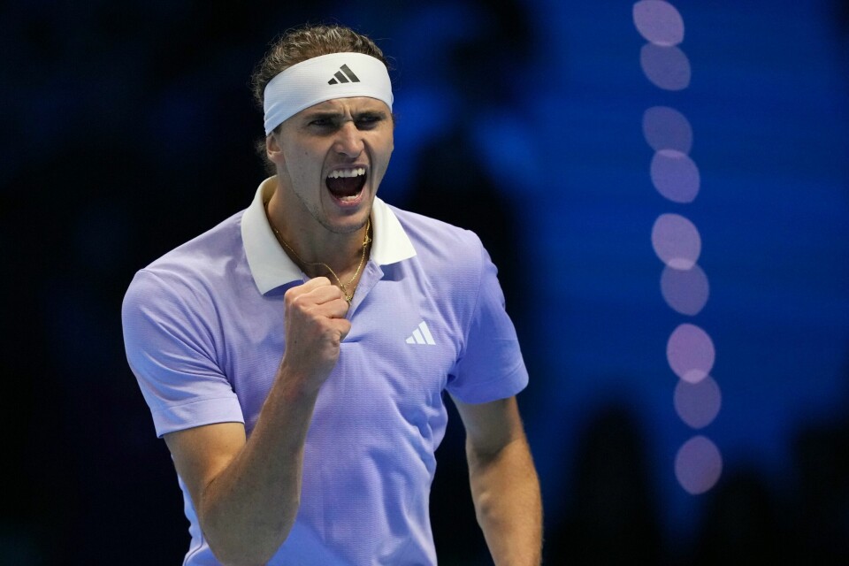 Alexander Zverev imponerte i Torino. Alexander Zverev imponerte i Torino. Foto: Antonio Calanni / AP / NTB