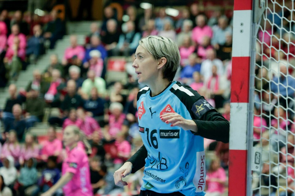 Katrine Lunde var i det umulige hjørnet mot Ludwigsburg. Bildet viser Vipers-keeper Katrine Lunde. Foto: Tor Erik Schrøder / NTB