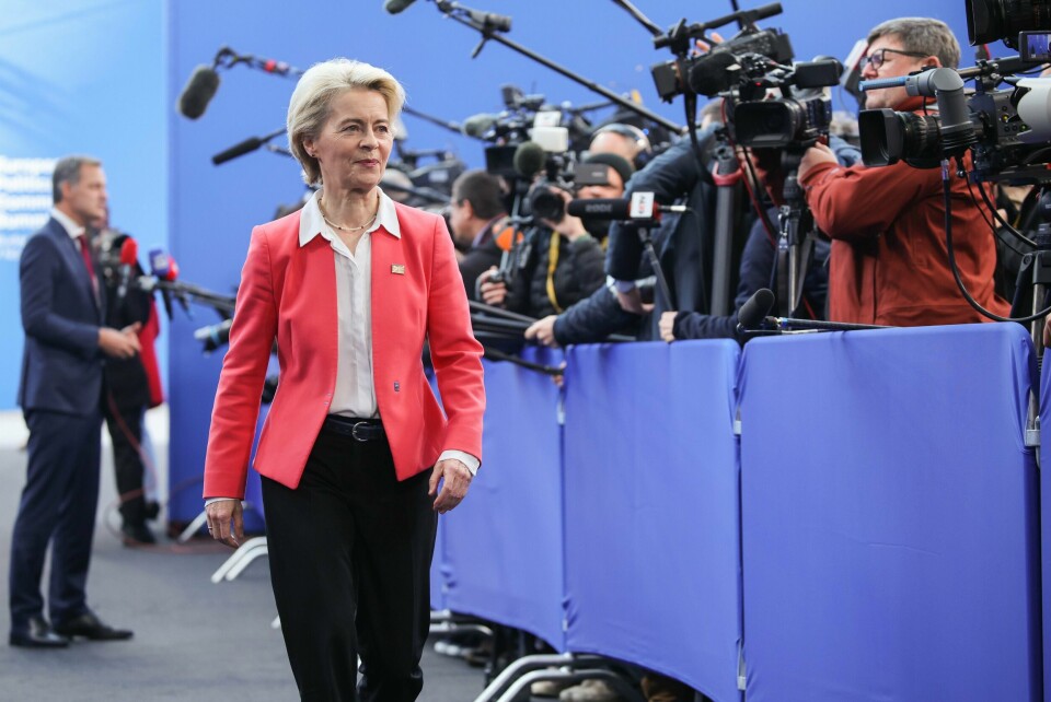 EU-kommisjonens president, Ursula von der Leyen, under det uformelle toppmøte i Budapest. EU-kommisjonens president, Ursula von der Leyen, under det uformelle toppmøte i Budapest.