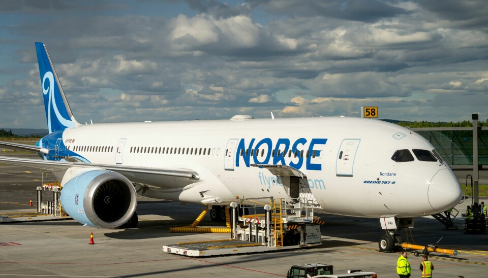 Norse Atlantic Airways unngår streik blant de kabinansatte. Det nyeste norske flyselskapet, Norse Atlantic Airways, med sin første kommersielle flyavgang til New York. Foto: Beate Oma Dahle / NTB