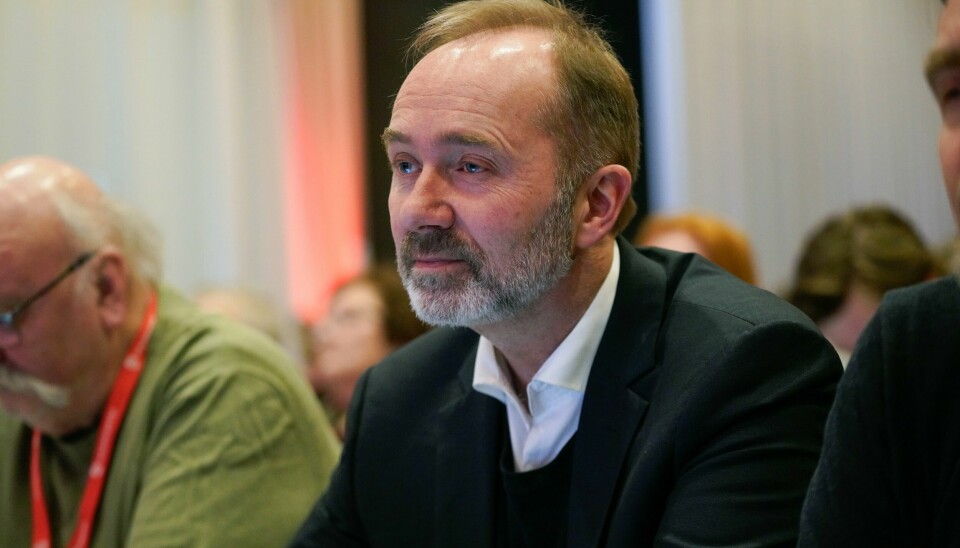For å sikre sitt eget gjenvalg har Trond Giske valgt å renske ut alle andre enn sine egne tilhengere fra listen over de som skal velge Trøndelag Arbeiderpartis stortingsrepresentanter. Trond Giske under fylkesårsmøtet søndag.Foto: Terje Bendiksby / NTB
