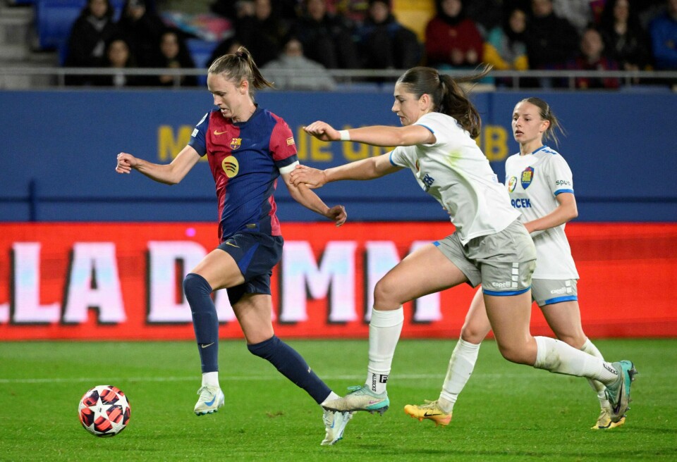 Caroline Graham Hansen hjalp igjen Barcelona til seier i El Clasico. Her fra en tidligere kamp denne sesongen. Caroline Graham Hansen hjalp igjen Barcelona til seier i El Clasico. Her fra en tidligere kamp denne sesongen.