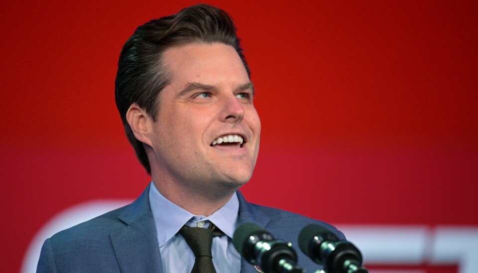 Matt Gaetz har vært under etterforskning av Kongressens etikkomité, men den rapporten vil ikke Republikanernes speaker i Huset, Mike Johnson, gi ut. Matt Gaetz har vært under etterforskning av Kongressens etikkomité, men den rapporten vil ikke Republikanernes speaker i Huset, Mike Johnson, gi ut. Foto: Phelan M. Ebenhack / AP / NTB