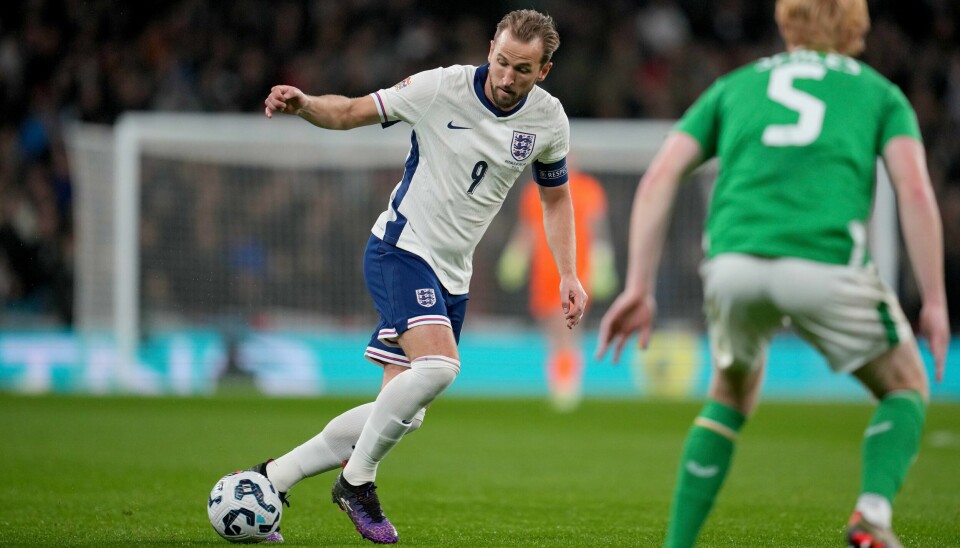 Harry Kane nettet for England i kampen mot Irland søndag. Harry Kane nettet for England i kampen mot Irland søndag. Foto: Kin Cheung / AP / NTB