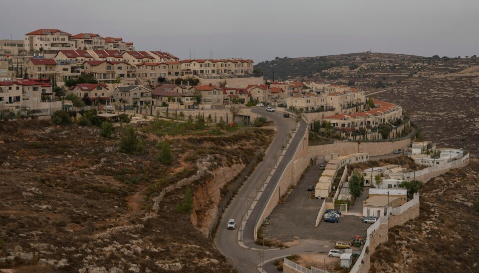 Israels finansminister har krevd at landet skal annektere hele den okkuperte Vestbredden. Her fra bosettingen Efrat. Israels finansminister har krevd at landet skal annerktere hele den okkuperte Vestbredden. Her fra bosettingen Efrat.