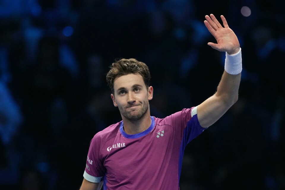 Casper Ruud fikk en opptur i årets siste ATP-turnering. Casper Ruud fikk en opptur i årets siste ATP-turnering. Foto: Antonio Calanni / AP / NTB