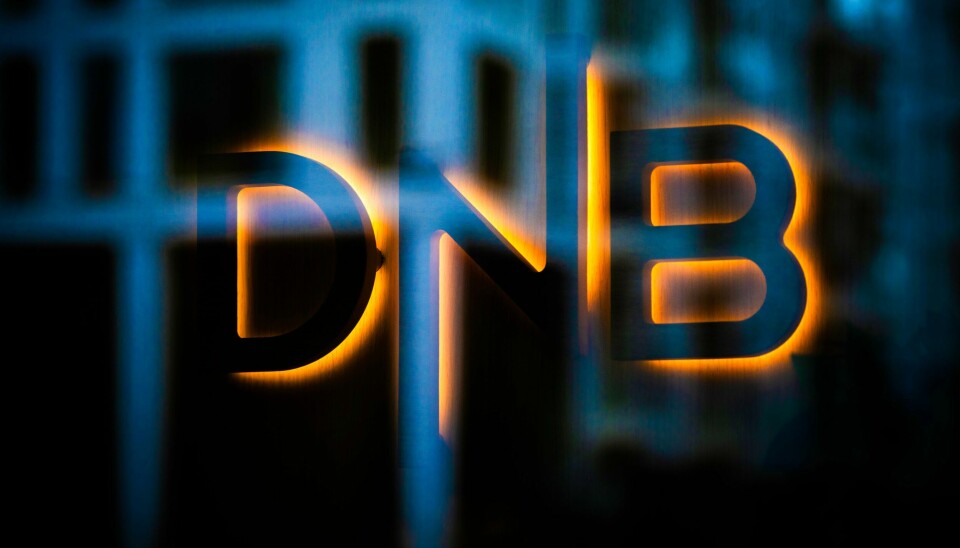 Illustrasjonsfoto. DNB presenterer resultatet for 3. kvartal 2024. Logo i vinduet utenfor hovedkontoret.