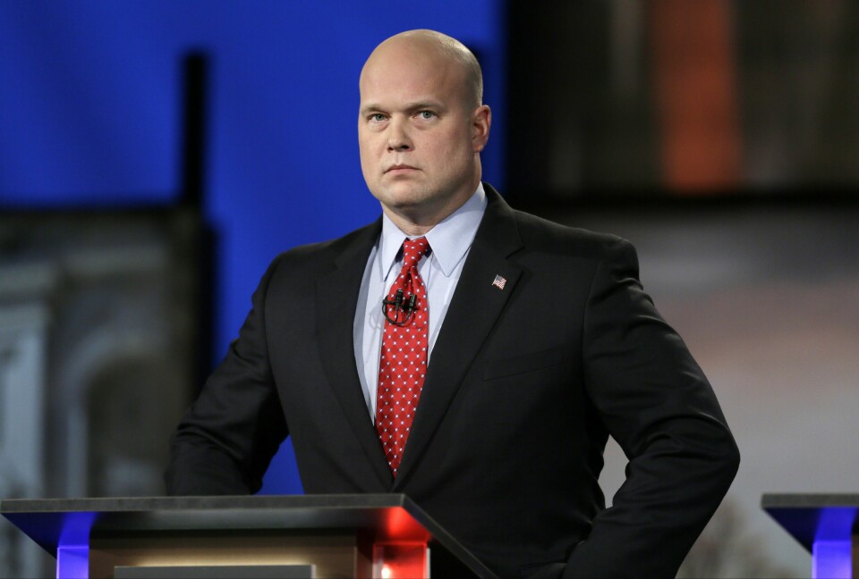 Donald Trump vil ha advokaten Matt Whitaker som ny Nato-ambassadør. Donald Trump vil ha advokaten Matt Whitaker som ny Nato-ambassadør. Foto: AP / NTB