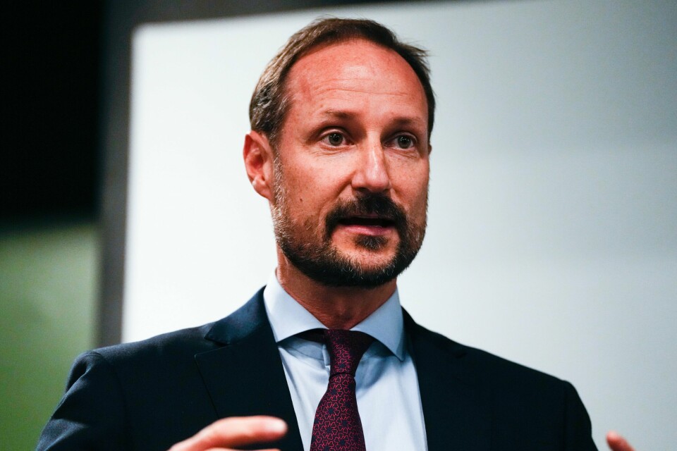 Kronprins Haakon sier at han og Mette-Marit har jobbet lenge for at Marius Borg Høiby skal få hjelp. Bildet er tatt ved en tidligere anledning. Kronprins Haakon skal etter planen ikke være med på statsråd fredag. Foto: Beate Oma Dahle / NTB