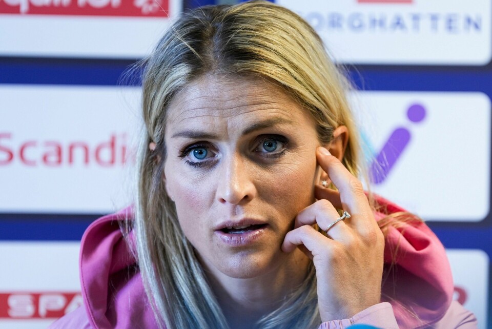 Therese Johaug avbildet på et pressetreff tidligere i høst. Therese Johaug avbildet på et pressetreff tidligere i høst. Foto: Terje Pedersen / NTB