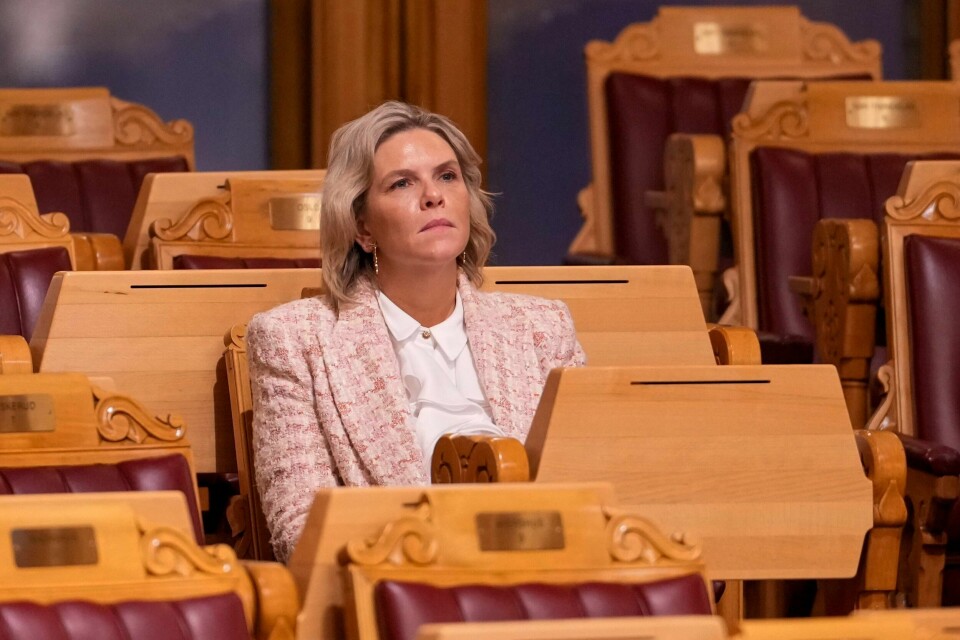 Frp-leder Sylvi Listhaug får ikke støtte for sitt forslag om å innføre vannkoppvaksine i barnevaksinasjonsprogrammet. Frp-leder Sylvi Listhaug får ikke støtte for sitt forslag om å innføre vannkoppvaksine i barnevaksinasjonsprogrammet. Foto: Javad Parsa / NTB
