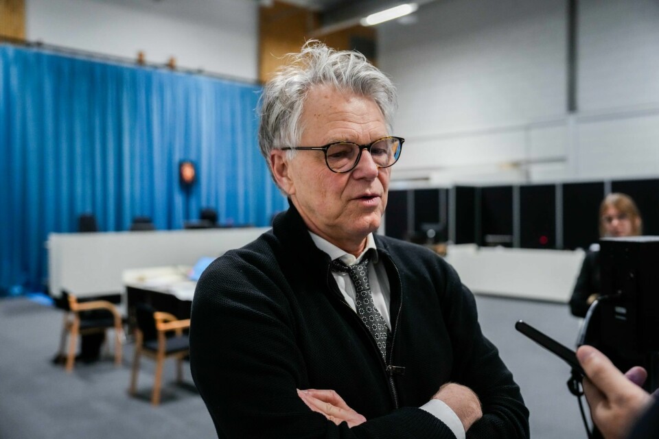Breiviks forsvarer Øystein Storrvik. Breiviks forsvarer Øystein Storrvik.