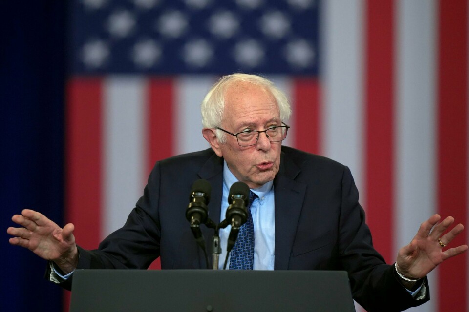 Bernie Sanders forsøkte å få Senatet til å stanse salget av visse typer offensive våpen til Israel, men forslagene hans falt gjennom. Bernie Sanders forsøkte å få Senatet til å stanse salget av visse typer offensive våpen til Israel, men forslaget falt gjennom. Foto: Steven Senne / AP / NTB
