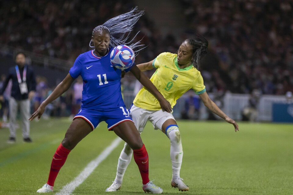 Kadidiatou Diani, her i aksjon for Frankrikes landslag, vendte kampen mot Roma og sørget for at Lyon er kvartfinaleklar i mesterligaen. Kadidiatou Diani, her i aksjon for Frankrikes landslag, vendte kampen mot Roma og sørget for at Lyon er kvartfinaleklar i mesterligaen. Foto: Jeremias Gonzalez, AP / NTB