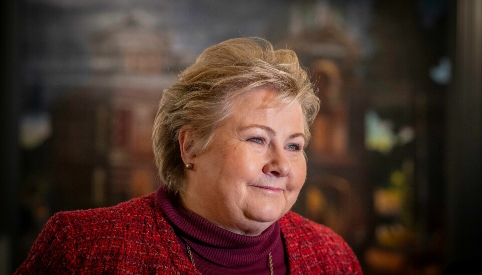Høyre-leder Erna Solberg kutter 27 milliarder kroner i sitt alternative budsjett. Høyre-leder Erna Solberg kutter 27 milliarder kroner i sitt alternative budsjett. Foto: Heiko Junge / NTB
