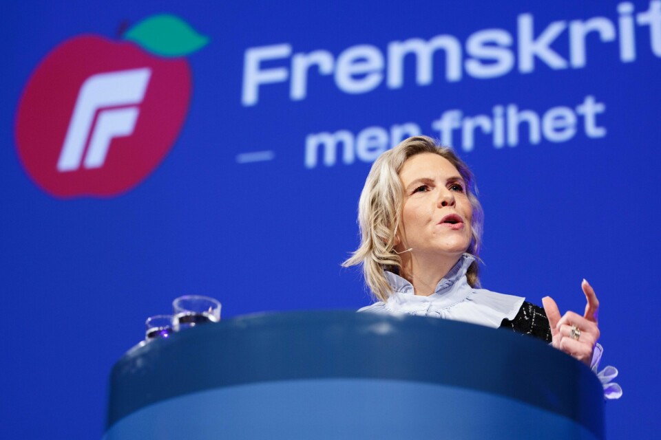 Frp-leder Sylvi Listhaug sier det er naturlig at det største partiet får statsministeren, men at politikken er det viktigste. Frp-leder Sylvi Listhaug sier det er naturlig at det største partiet får statsministeren, men at politikken er det viktigste. Foto: Jonas Been Henriksen / NTB