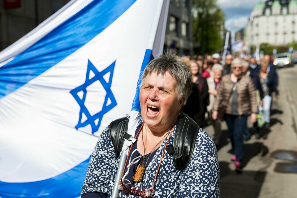 Rundt 1500 møtte frem for å vise sin solidaritet med staten Israel og avsky mot jødehat tilbake i 2015. Nå skal alt ha blitt verre for de norske jødene. .