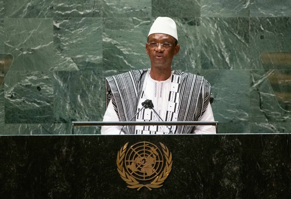 Militærjuntaen i Mali har gitt statsminister Choguel Maiga (bildet) sparken. Militærjuntaen i Mali har gitt statsminister Choguel Maiga (bildet) sparken. Foto: AP / NTB