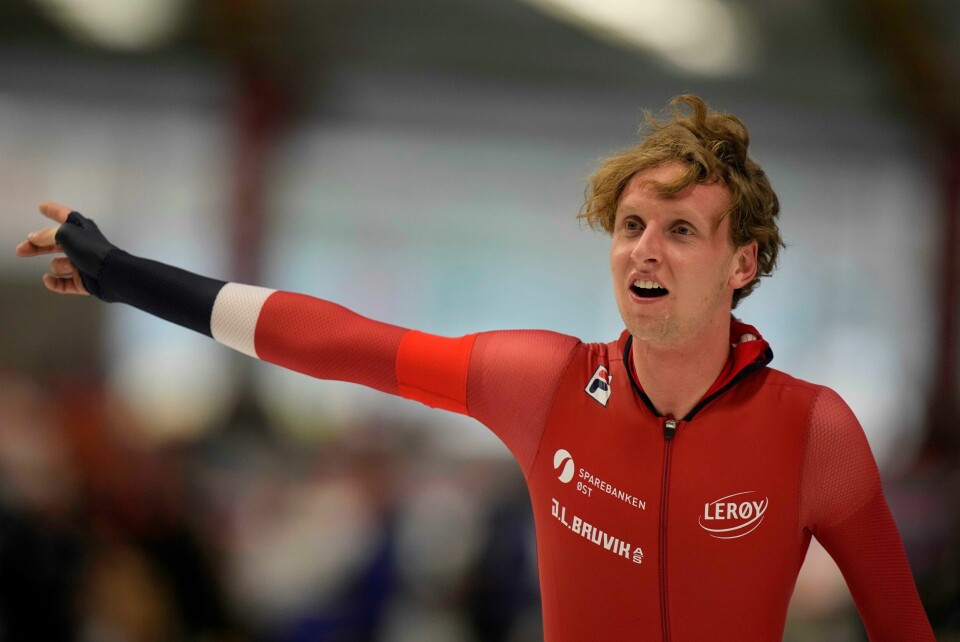 Sander Eitrem fortsatte den solide sesongstarten med tredjeplass på 5000-meteren i Nagano. Bildet er fra VM i Inzell tidligere i år. Sander Eitrem fortsatte den solide sesongstarten med tredjeplass på 5000-meteren i Nagano. Bildet er fra VM i Inzell tidligere i år. Foto: Matthias Schrader / AP