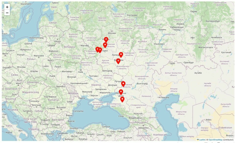 Russland har flyttet flybaser østover i Russland, men det ligger likevel mange viktige militære mål innenfor Atacms-rekkevidde. Russland har flyttet flybaser østover i Russland, men det ligger likevel mange viktige militære mål innenfor Atacms-rekkevidde.