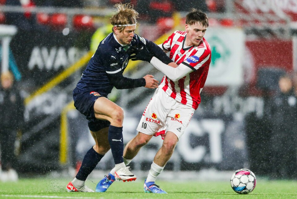 Tromsø slo Strømsgodset på Romssa Arena og tok et langt steg mot fornyet kontrakt Eliteseriekampen mellom Tromsø og Strømsgodset på Romssa Arena.Foto: Rune Stoltz Bertinussen / NTB