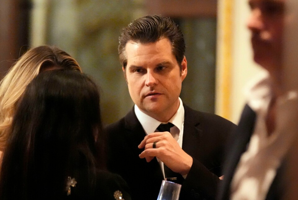 Matt Gaetz vender ikke tilbake til Kongressen. Matt Gaetz vender ikke tilbake til Kongressen. Foto: Alex Brandon / AP / NTB