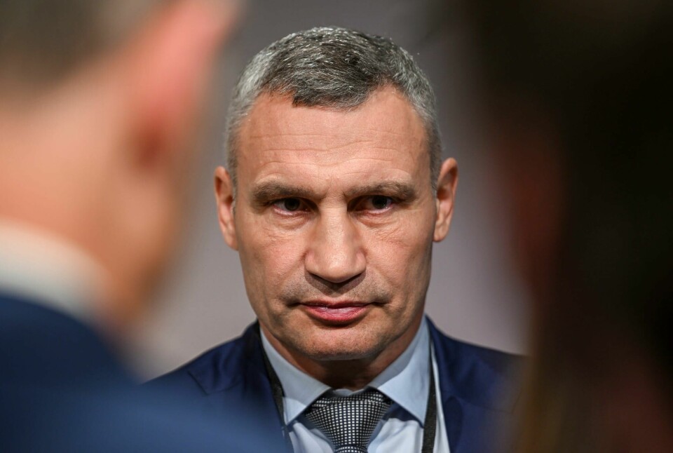 Ordfører i Kyiv, Vitalij Klitsjko. Ordfører i Kyiv, Vitalij Klitsjko.