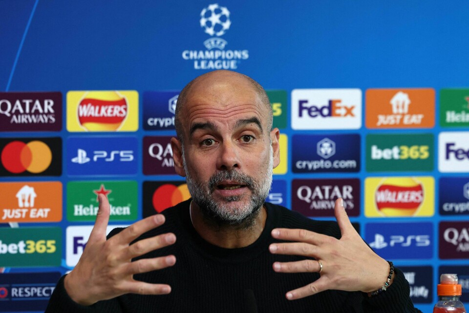 Manchester Citys manager Pep Guardiola måtte svare på mye på mandagens pressekonferanse. Manchester Citys manager Pep Guardiola måtte svare på mye på mandagens pressekonferanse.