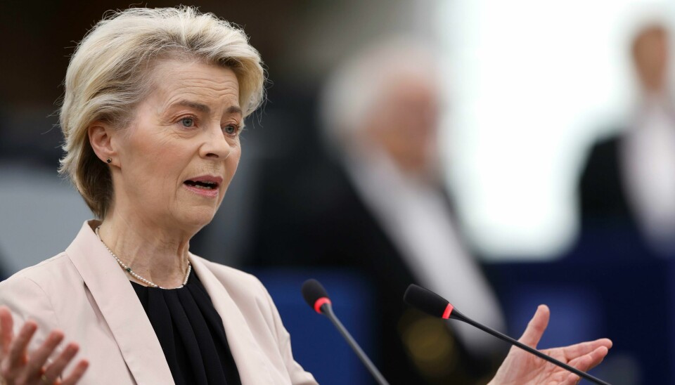 EU må kjempe for sin frihet, men det blir ikke gratis, advarer EU-kommisjonens president Ursula von der Leyen. EU må kjempe for sin frihet, men det blir ikke gratis, advarer EU-kommisjonens president Ursula von der Leyen. Foto: AP / NTB