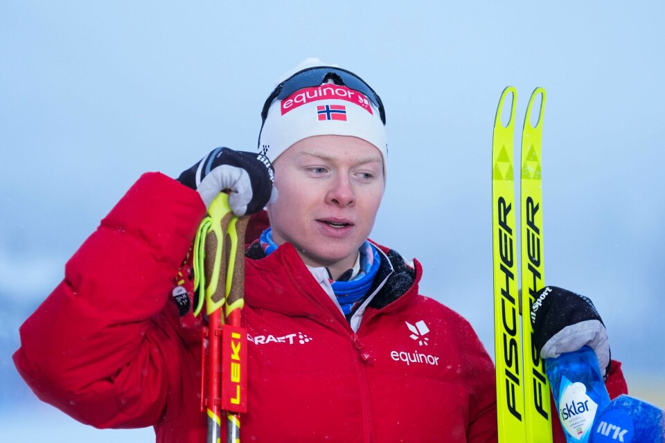 Andreas Fjorden Ree etter søndagens seier på 10-kilometer fri teknikk på Beitostølen. Andreas Fjorden Ree etter søndagens seier på 10-kilometer fri teknikk på Beitostølen. Foto: Terje Pedersen / NTB