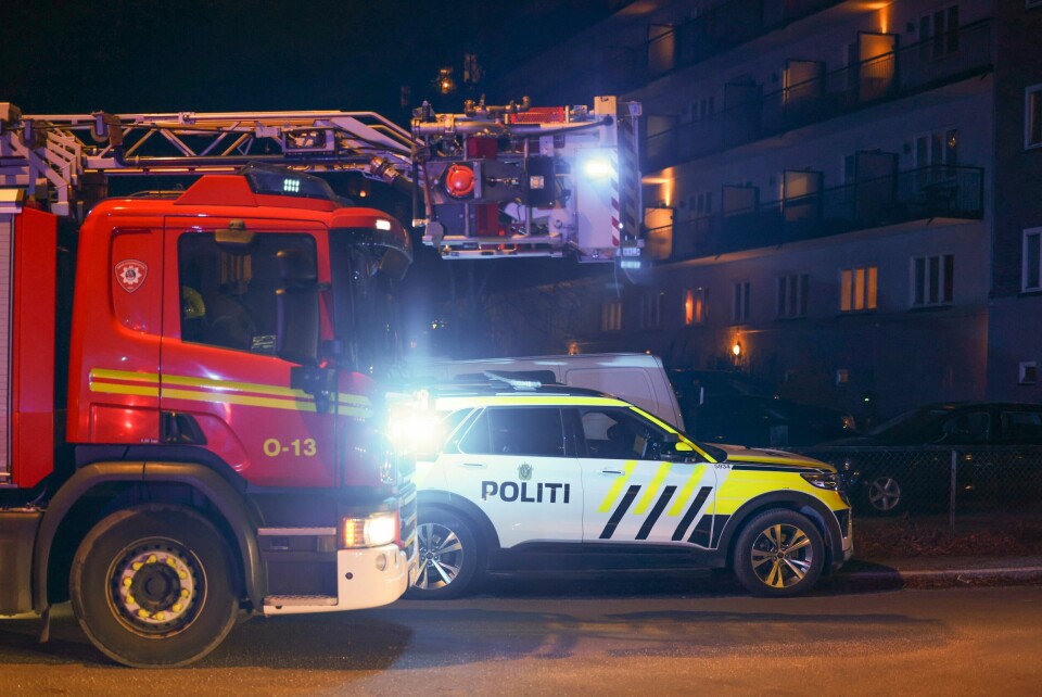 Onsdag rykket nødetatene ut til en boligblokk på Rosenhoff i Oslo. Onsdag rykket nødetatene ut til en boligblokk på Rosenhoff i Oslo. Foto: Amanda Pedersen Giske / NTB