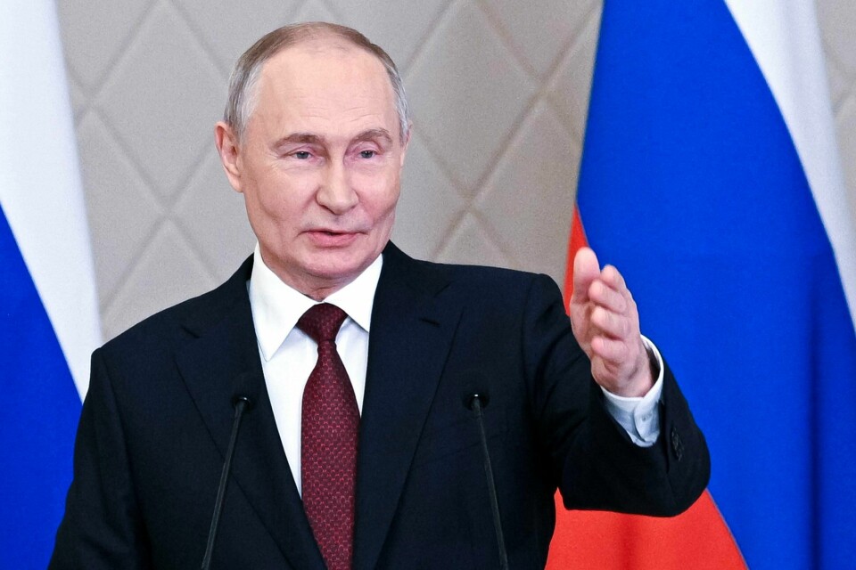 Russlands president Vladimir Putin hevder han ikke har betingelser for å starte fredsforhandlinger med Ukraina, unntatt alle betingelsene han kom med i juni. Foto: Ramil Sitdikov / Sputnik / Kreml / AP / NTB Russlands president Vladimir Putin hevder han ikke har betingelser for å starte fredsforhandlinger med Ukraina, unntatt alle betingelsene han kom med i juni. Foto: Ramil Sitdikov / Sputnik / Kreml / AP / NTB
