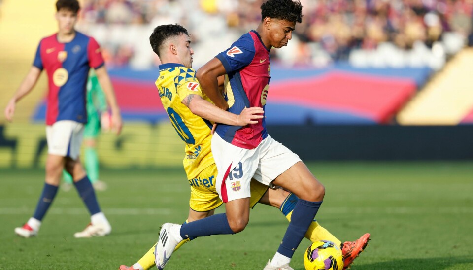 Lamine Yamal var tilbake fra skade mot Las Palmas, uten at det hjalp stort for Barcelona som gikk på årets første hjemmetap Lamine Yamal var tilbake fra skade mot Las Palmas. Foto: Joan Monfort / AP / NTB