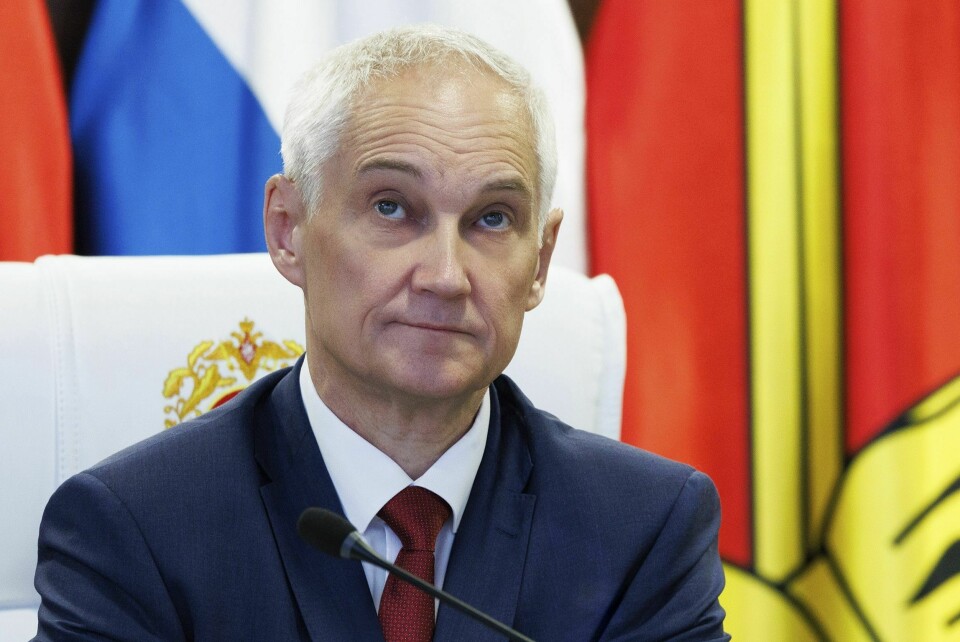 Russlands forsvarsminister Andrej Belousov. Russlands forsvarsminister kom med nye advarsler til USA om involveringen i Ukraina-krigen. Foto: Vadim Savitsky / AP / NTB