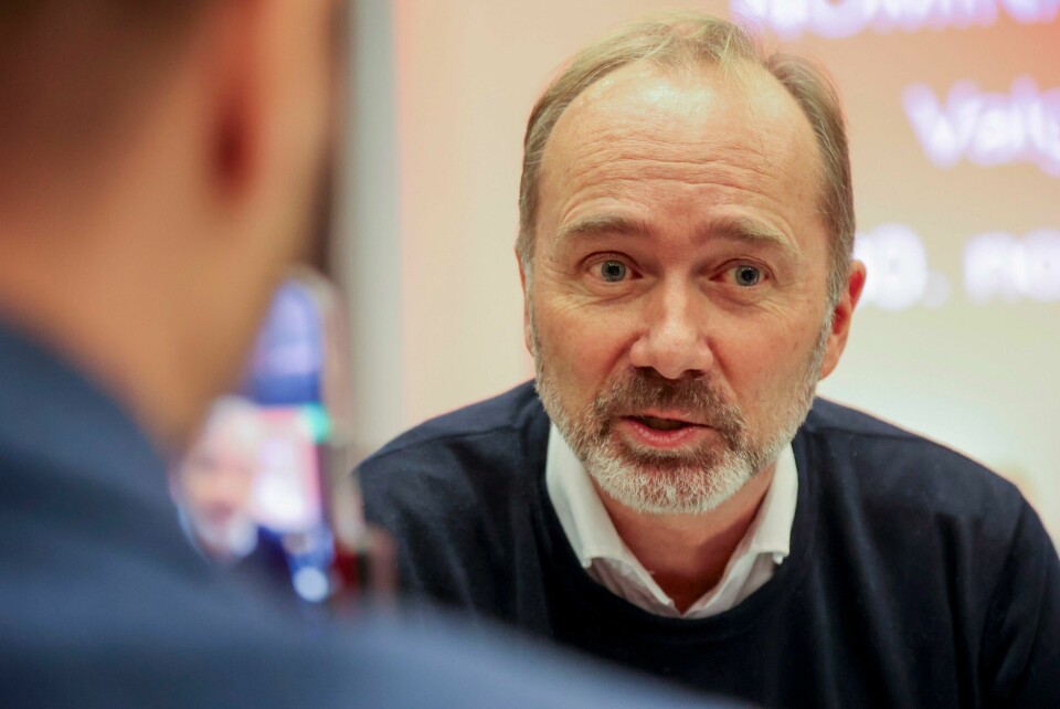 Trond Giske avbildet på nominasjonsmøtet til Sør-Trøndelag Arbeiderparti. Trond Giske avbildet på nominasjonsmøtet til Sør-Trøndelag Arbeiderparti.