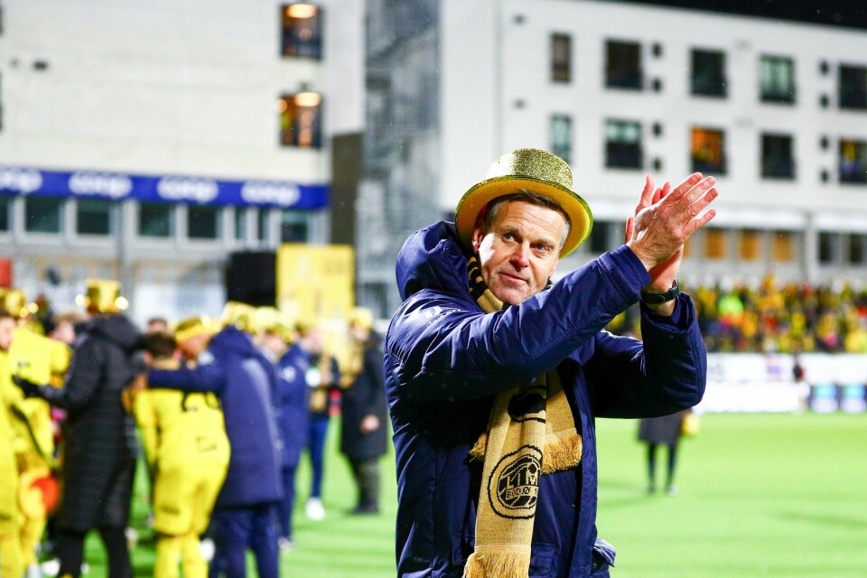 Nok en gang er Kjetil Knutsens Bodø/Glimt seriemestere. Nok en gang er Kjetil Knutsens Bodø/Glimt seriemestere. Foto: Mats Torbergsen / NTB