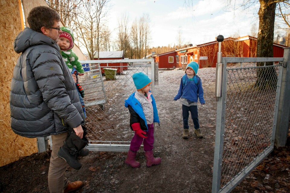 65,1 prosent av pappaer i Norge tar ut hele fedrekvoten eller mer når de har små barn. 65,1 prosent av pappaer i Norge tar ut hele fedrekvoten eller mer når de har små barn. Foto: Heiko Junge / NTB