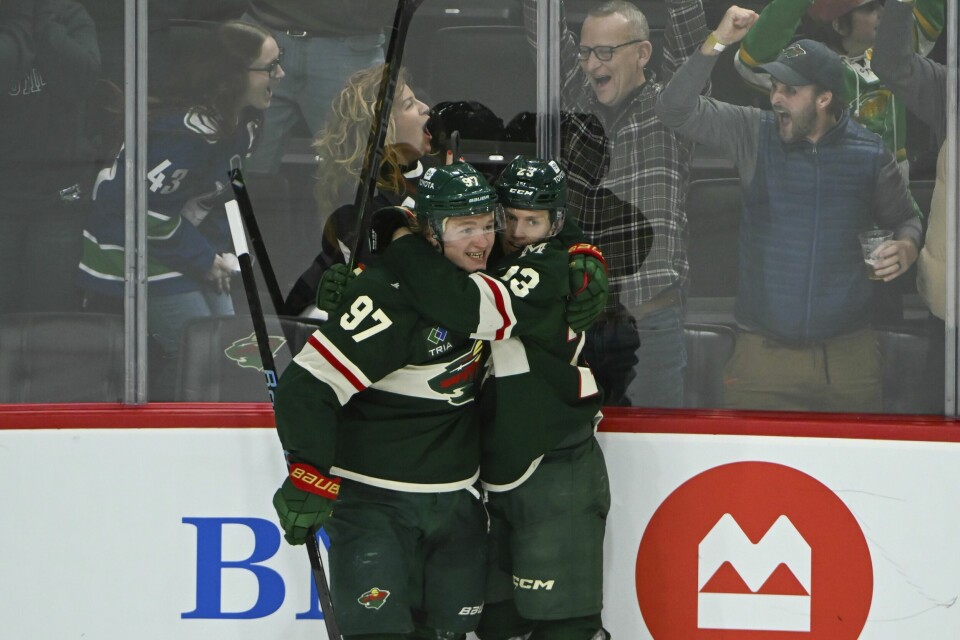 Kirill Kaprizov fikset seieren for Minnesota Wild. Kirill Kaprizov fikset seieren for Minnesota Wild. Foto: Craig Lassig / AP Photo / NTB.