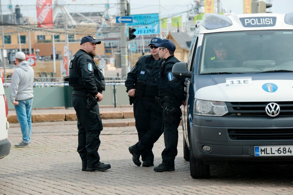Finsk politi tror det har skjedd noe kriminelt. Finsk politi tror det har skjedd noe kriminelt. Foto: Mikko Stig/Lehtikuva via AP/NTB