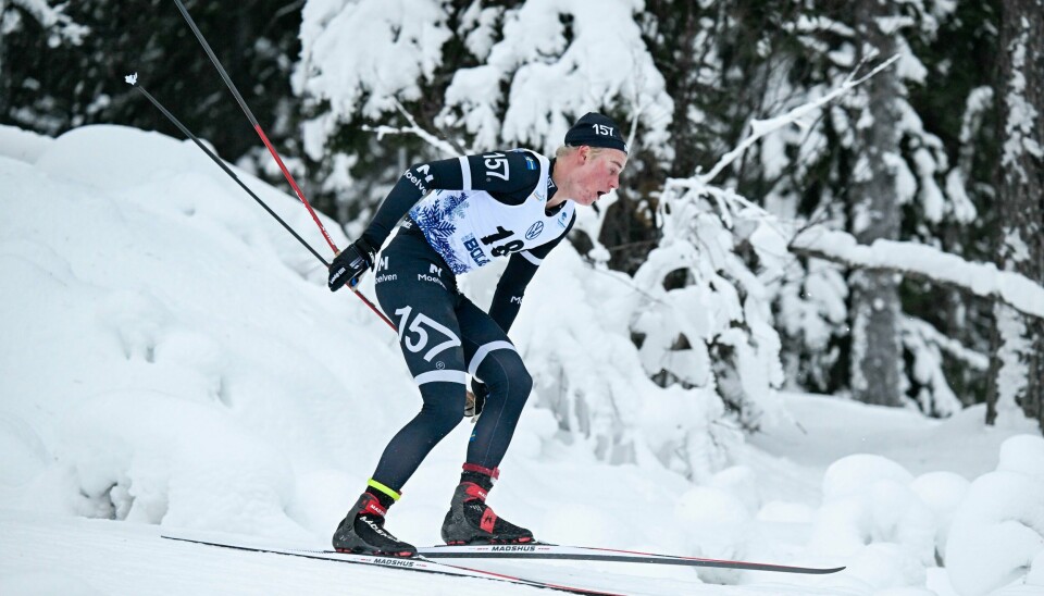 Alvar Myhlback får prøve seg på Lillehammer. Alvar Myhlback i aksjon under helgens nasjonale langrennspremiere i Gällivare. Foto: Ulf Palm / TT / NTB