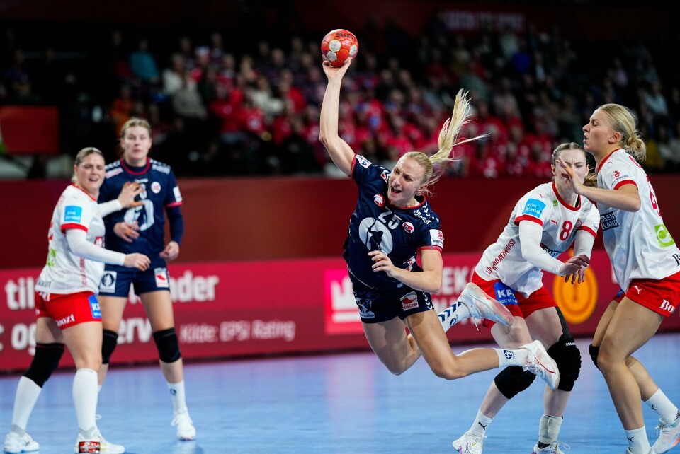 Norges Henny Ella Reistad under hovedrundekampen mot Danmark i Wiener Stadthalle. Norges Henny Ella Reistad under hovedrundekampen mot Danmark i Wiener Stadthalle. Foto: Beate Oma Dahle / NTB