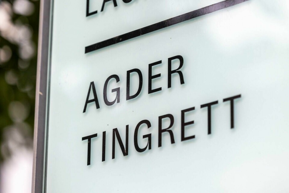 Saken går i Agder tingrett. En mann er i Agder tingrett dømt til ni års fengsel for drapsforsøk og grov vold mot sin tidligere samboer. Foto: Tor Erik Schrøder / NTB