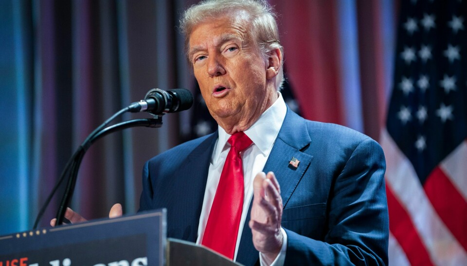 Donald Trumps advokater ber en ankedomstol i Georgia droppe saken mot den tidligere og påtroppende presidenten for forsøk på å forkaste valgresultatet fra 2020. Arkivfoto. Donald Trump sier Mexicos president har lovet å stanse migrantstrømmen slik at grensen i praksis blir stengt. Foto: Allison Robert / AP / NTB