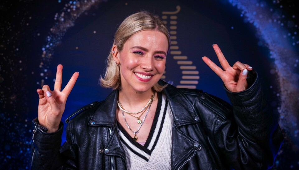 Ny TV-mulighet for popstjernen Dagny – som sikret seg en rolle i «Jo Nesbøs Harry Hole»-serie på Netflix. Dagnys musikk kan komme tilbake til Tiktok. Her er hun på Spellemann-prisoffentliggjøringen som Universal-ansatte holdt seg borte fra i protest. Foto: Ole Berg-Rusten / NTB