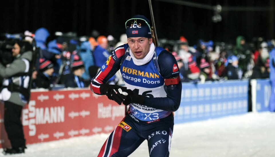 Sturla Holm Lægreid var best av de norske på fellesstarten i Kontiolahti søndag Sturla Holm Lægreid var best av de norske på fellesstarten i Kontiolahti søndag