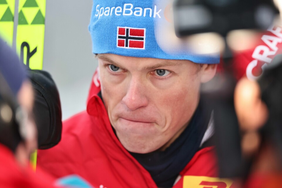 Johannes Høsflot Klæbo vant nok et sprintrenn på Lillehammer søndag En konsentrert Klæbo etter lørdagens sprintseier. Foto: Geir Olsen / NTB.