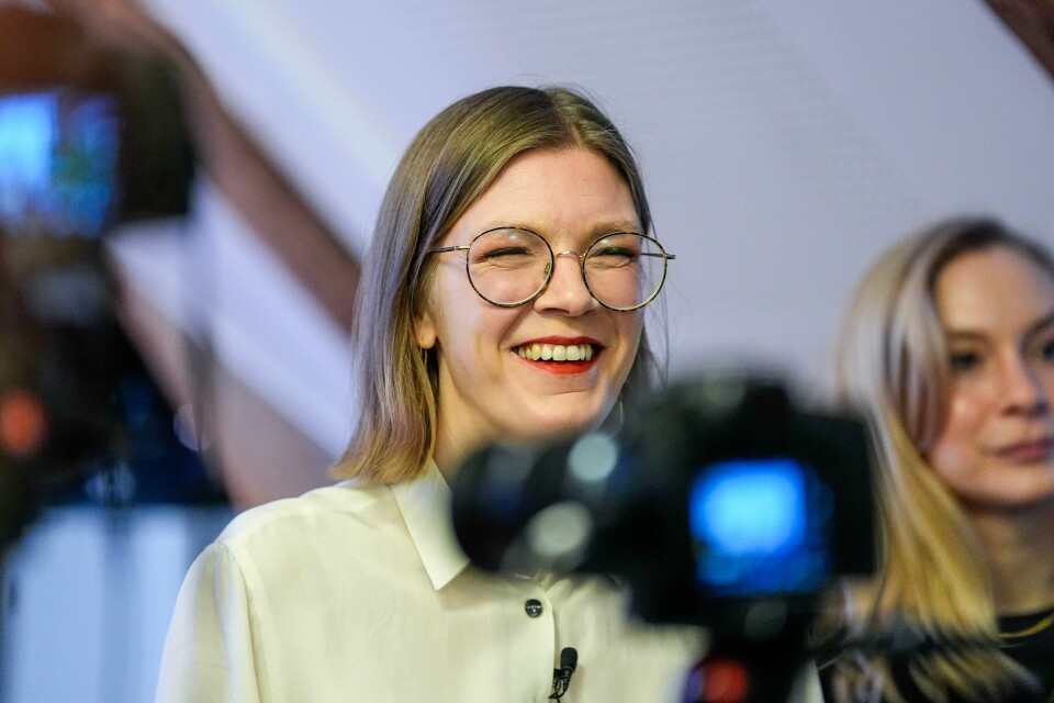 Leder i Rødt Marie Sneve Martinussen åpner dørene for å gå inn i regjering. Leder i Rødt Marie Sneve Martinussen åpner dørene for å gå inn i regjering.Foto: Lise Åserud / NTB