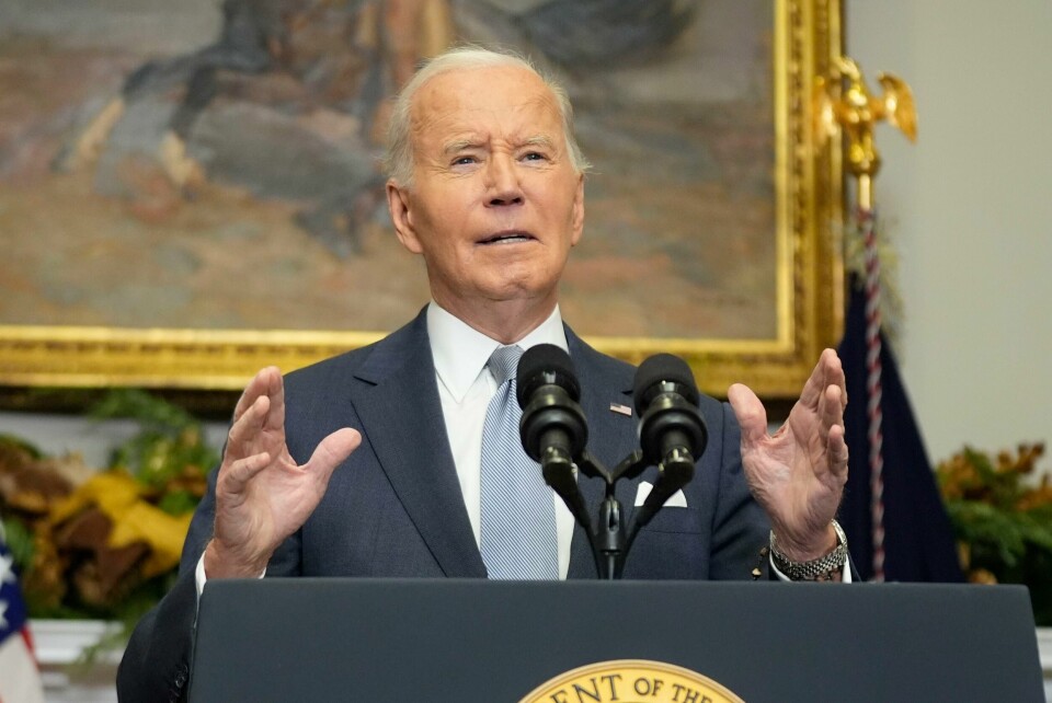 President Joe Biden kaller omveltningen i Syria en historisk mulighet. President Joe Biden kaller omveltningen i Syria en historisk mulighet. Foto: Manuel Balce Ceneta / AP / NTB