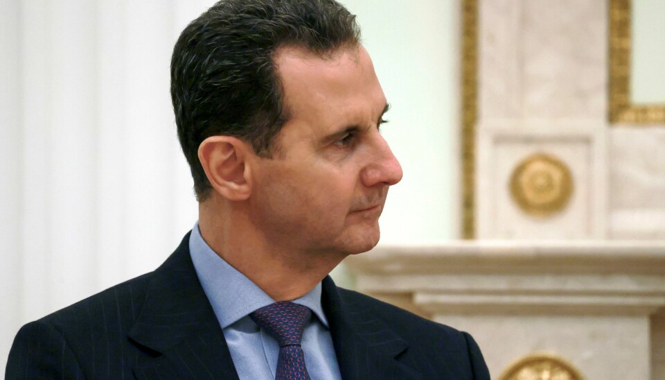 De to som anklages for krigsforbrytelser, var tjenestepersoner i regimet til president Bashar al-Assad. Foto: Vladimir Gerdo / Sputnik / Kreml / AP / NTB